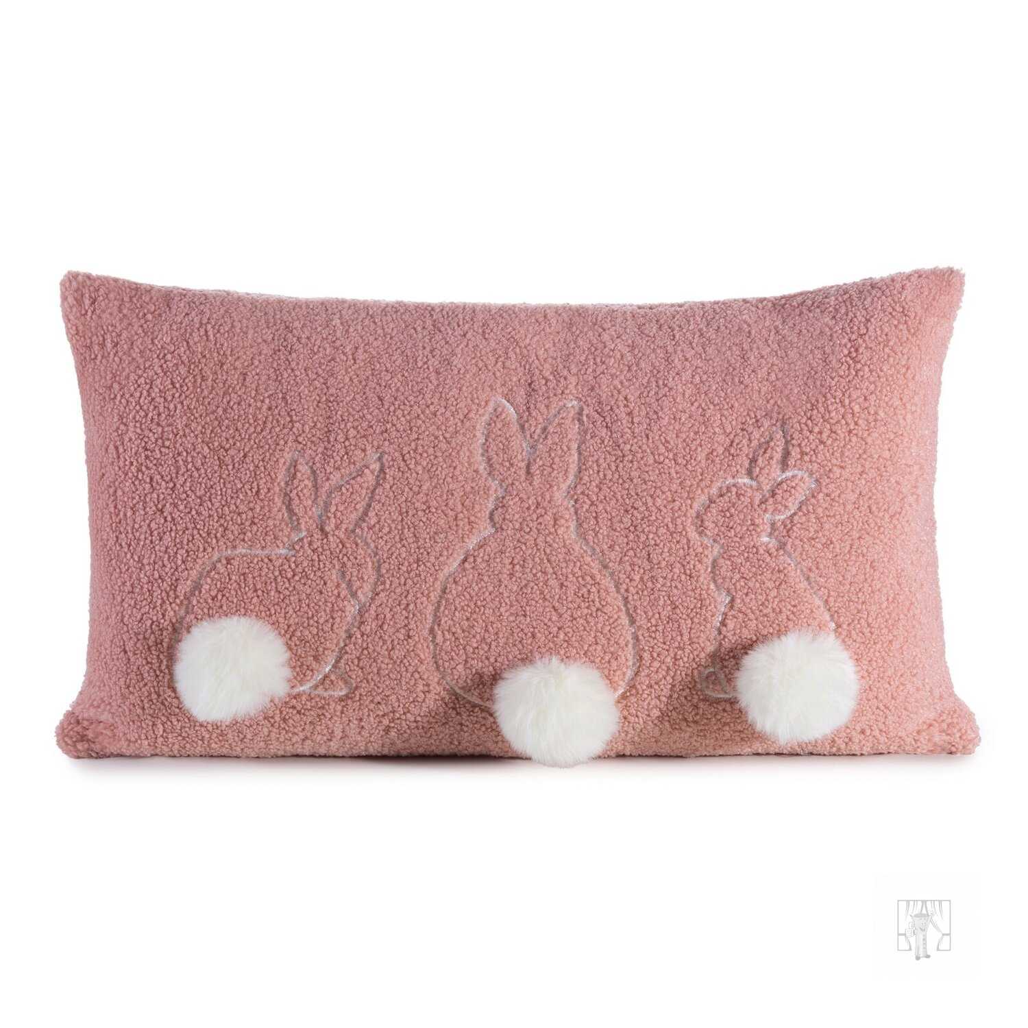 Veľkonočná obliečka na vankúš JAR/37 30x50cm púdrová/biela