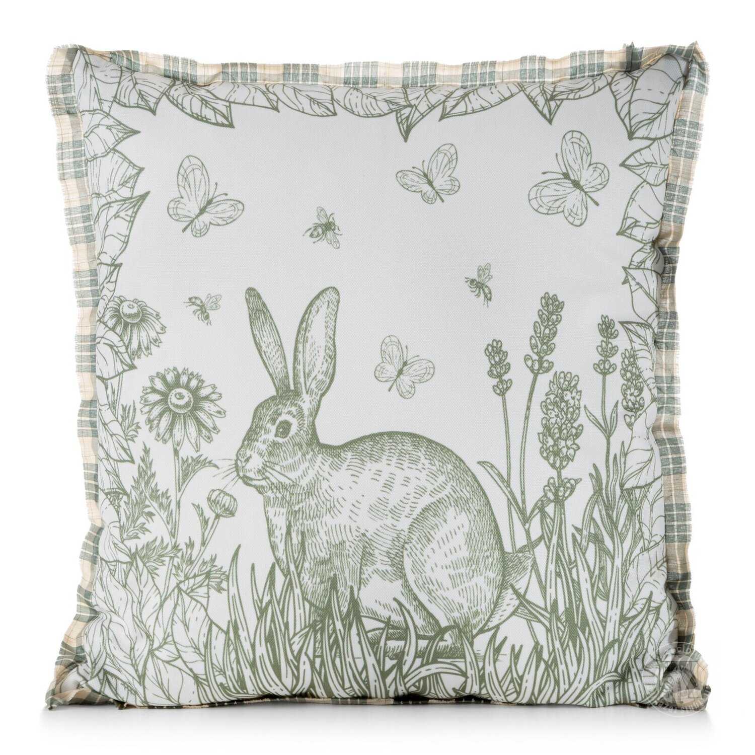 Veľkonočná obliečka na vankúš JAR/60 45x45cm krémová/zelená