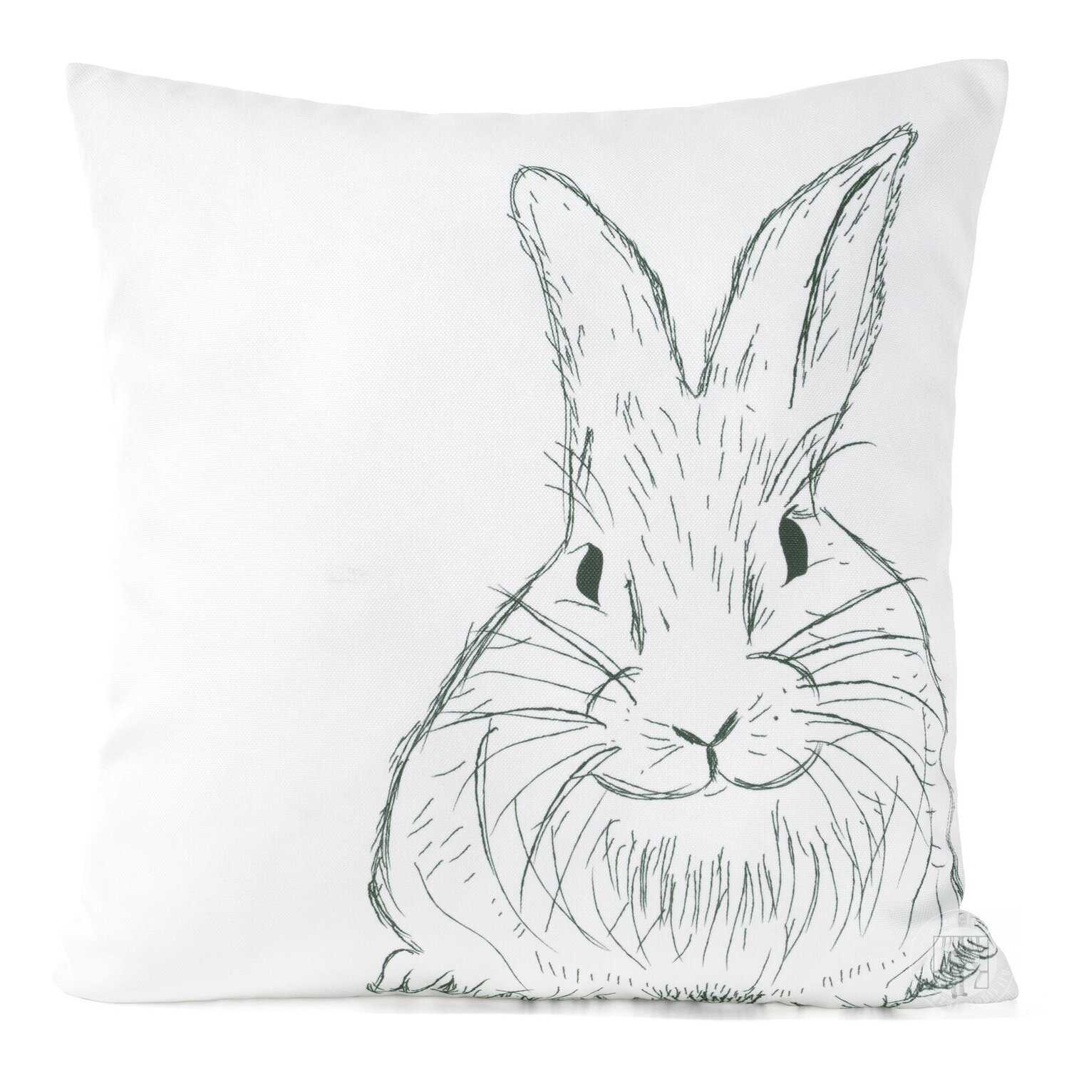 Veľkonočná obliečka na vankúš JAR/139 45x45cm biela/čierna