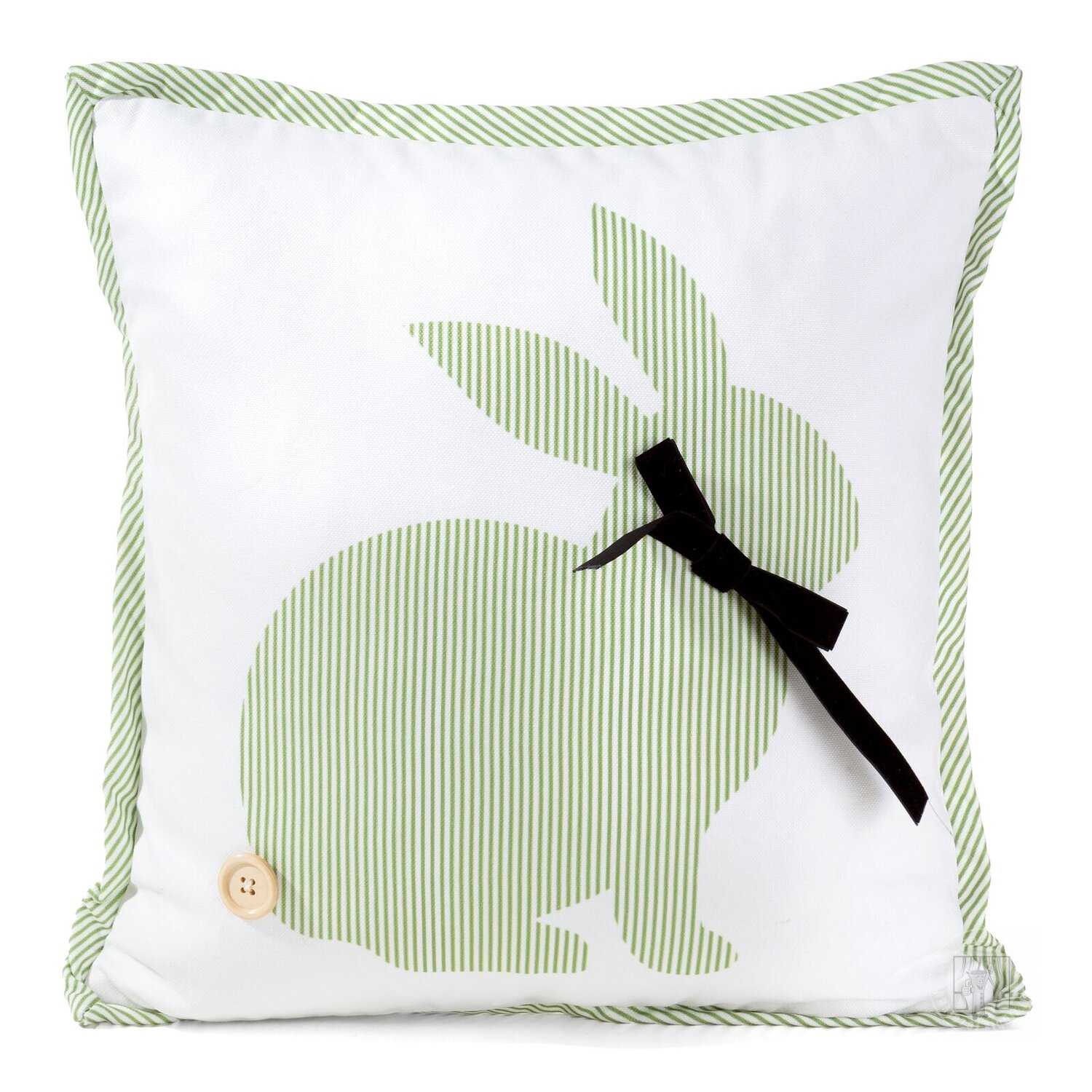 Veľkonočná obliečka na vankúš JAR/137 45x45cm biela/zelená