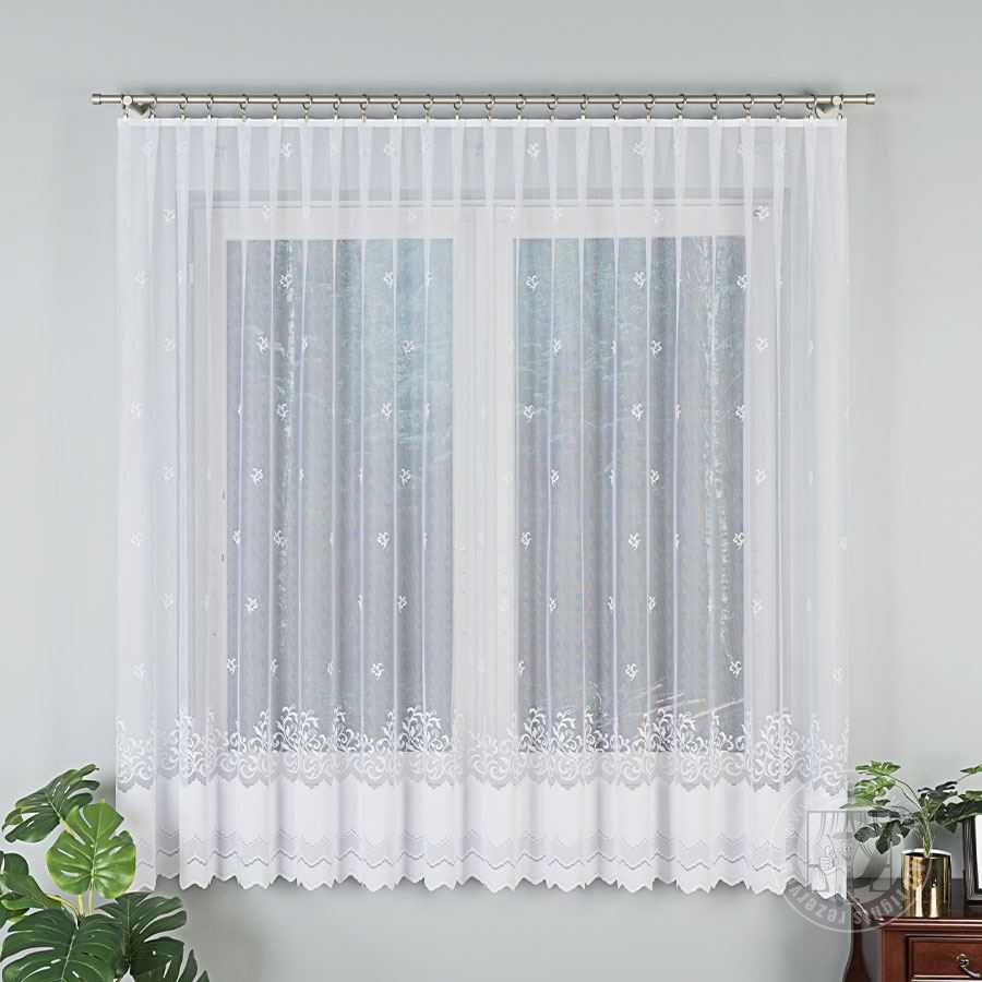 Žakarová záclona metráž 023419/001, 180cm