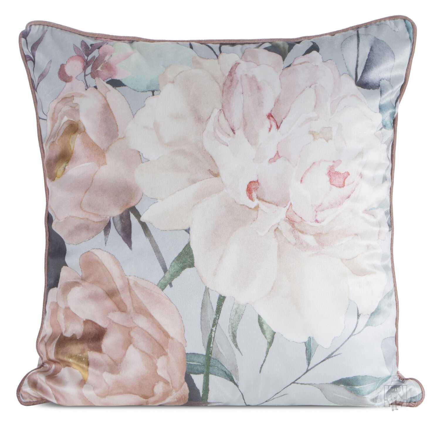 Obliečka na vankúš ROSITA 45x45cm strieborná/ružová