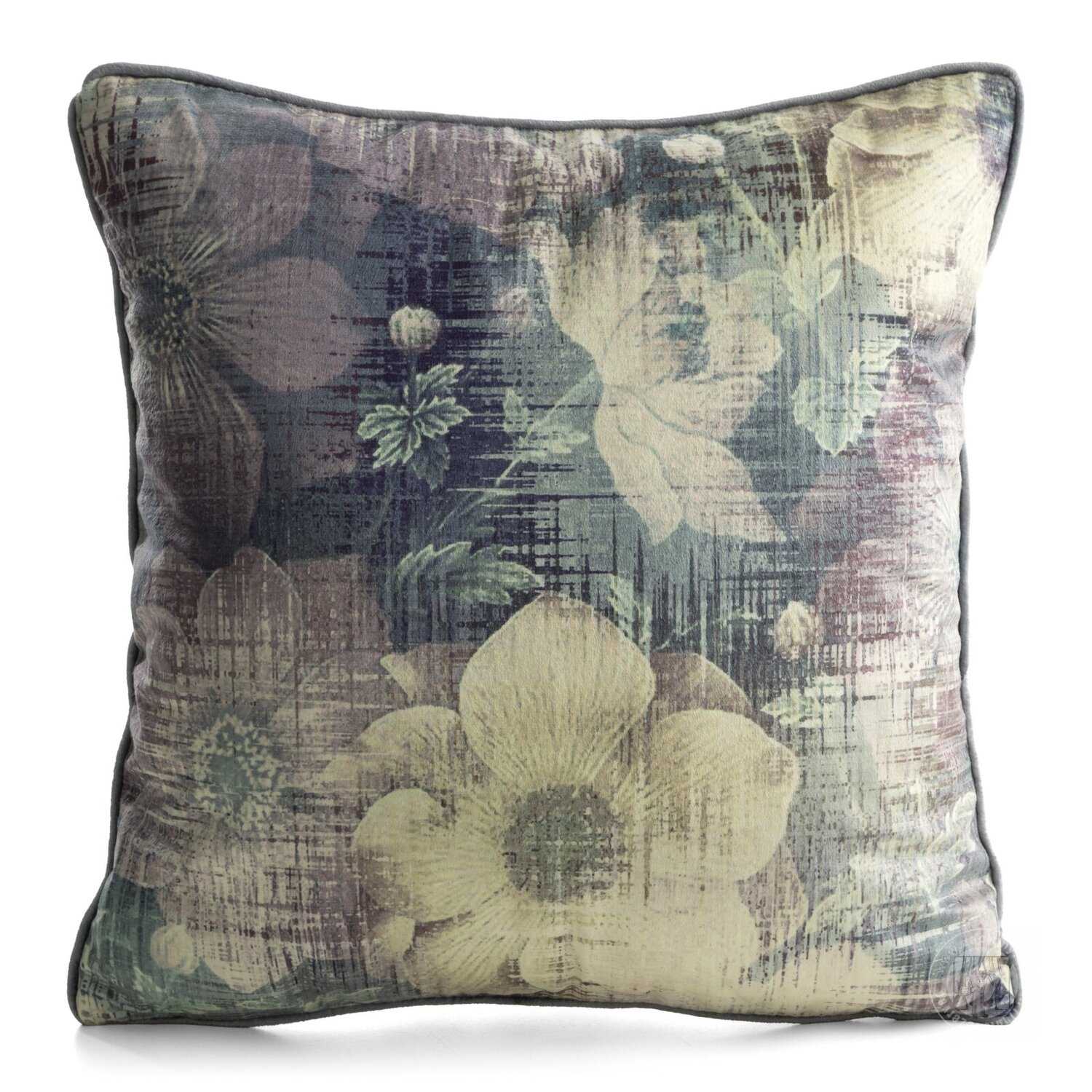 Obliečka na vankúš VELVET 45x45cm fialová/granátová