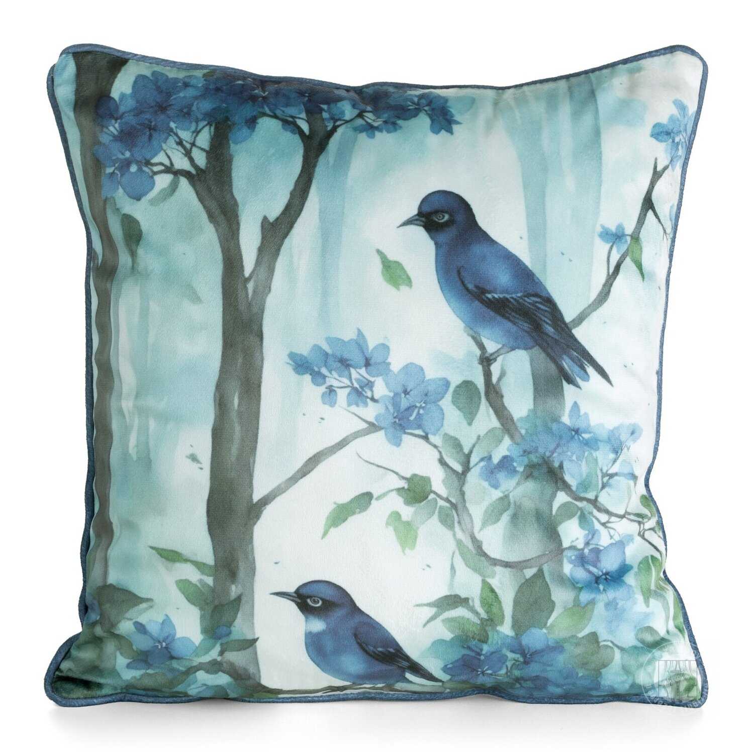 Obliečka na vankúš VELVET 45x45cm modrá