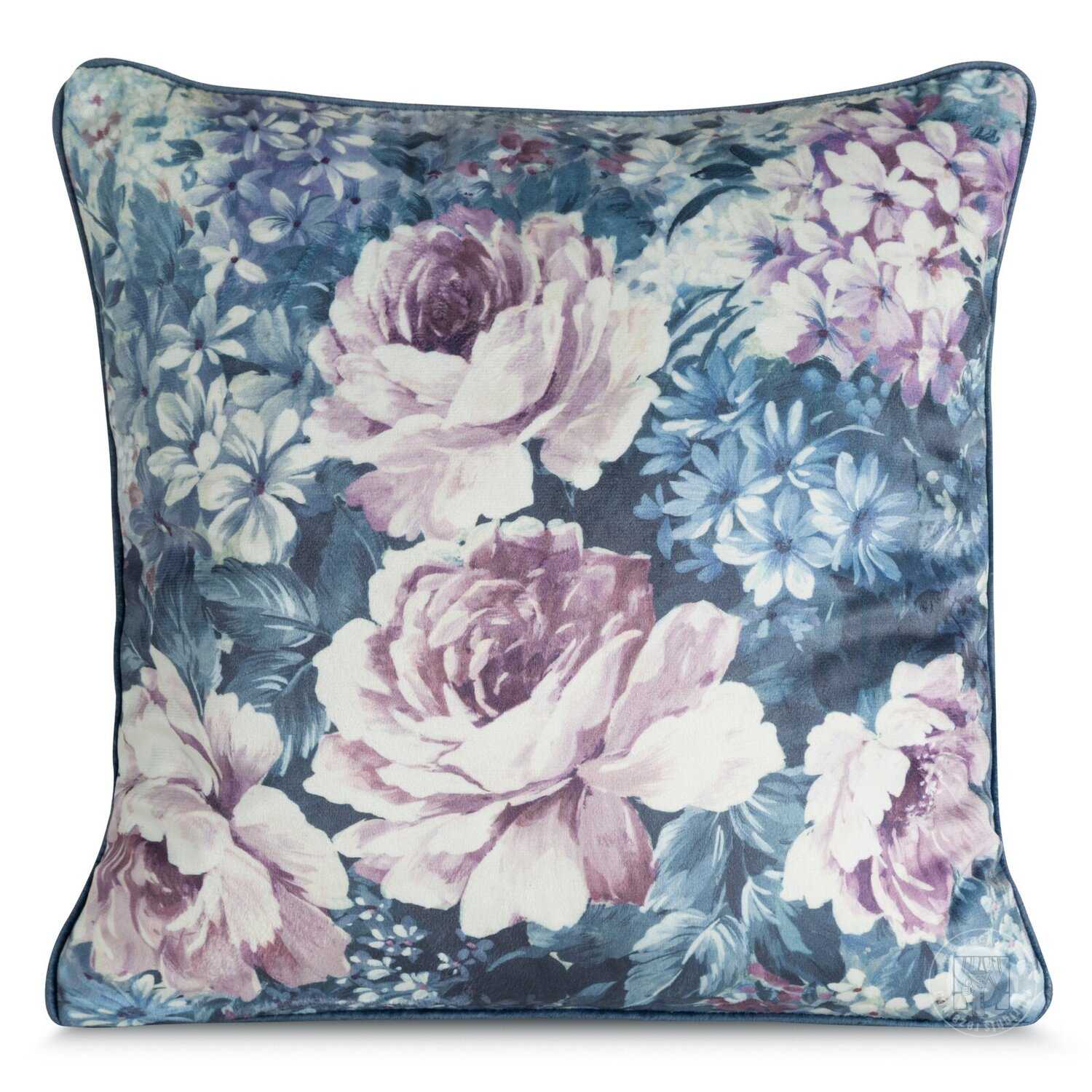 Obliečka na vankúš VELVET 45x45cm modrá/ružová