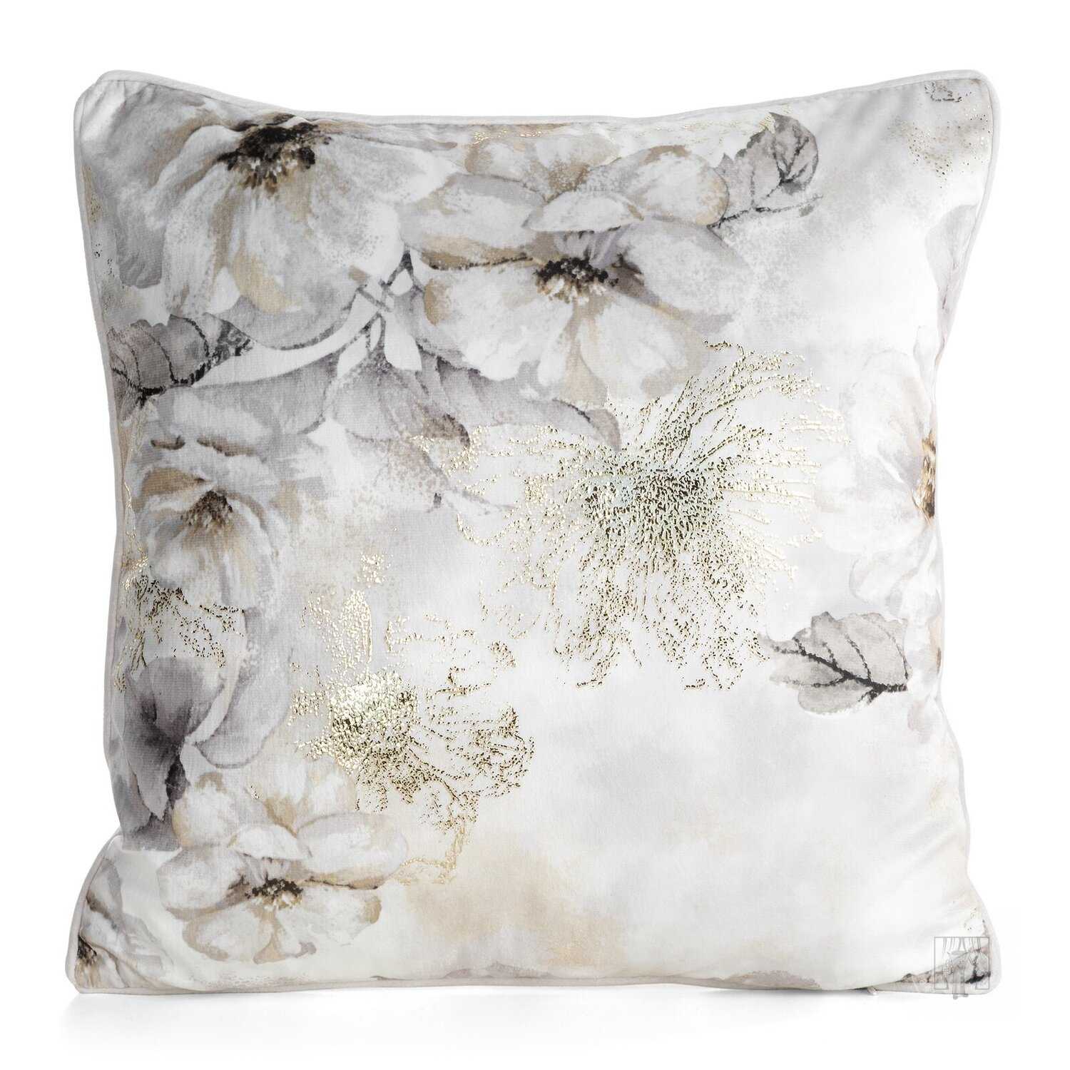 Obliečka na vankúš LUIZA 45x45cm sivá/béžová