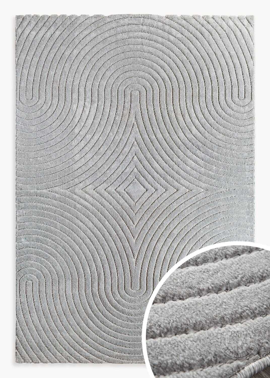 Kusový koberec VENUS BOHO1 oceľový