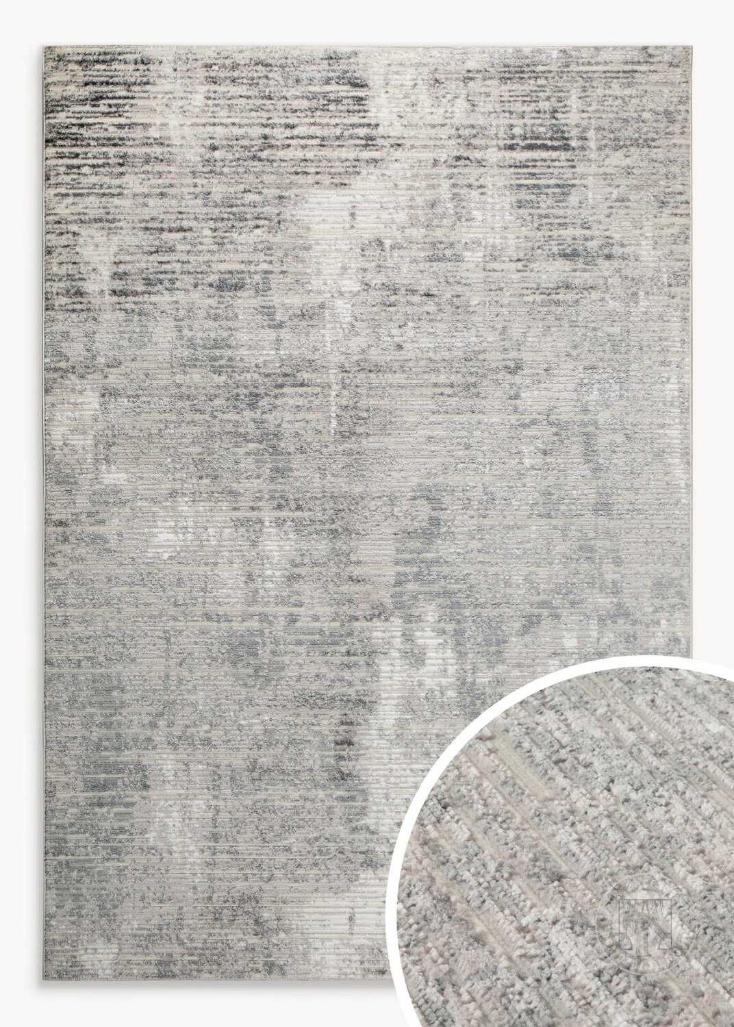 Kusový koberec OMEGA2 strieborný