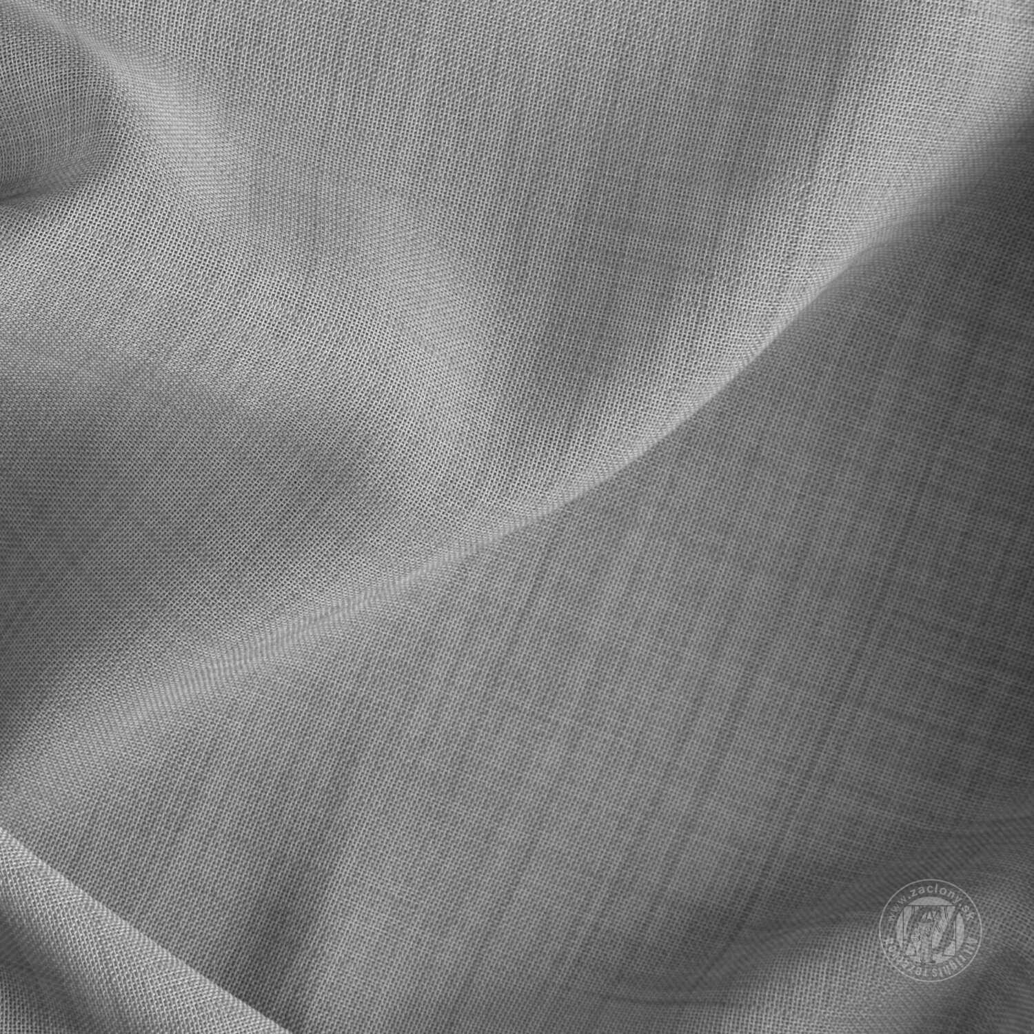 Záclona metráž CLAUDIO/ETA oceľová, 335cm