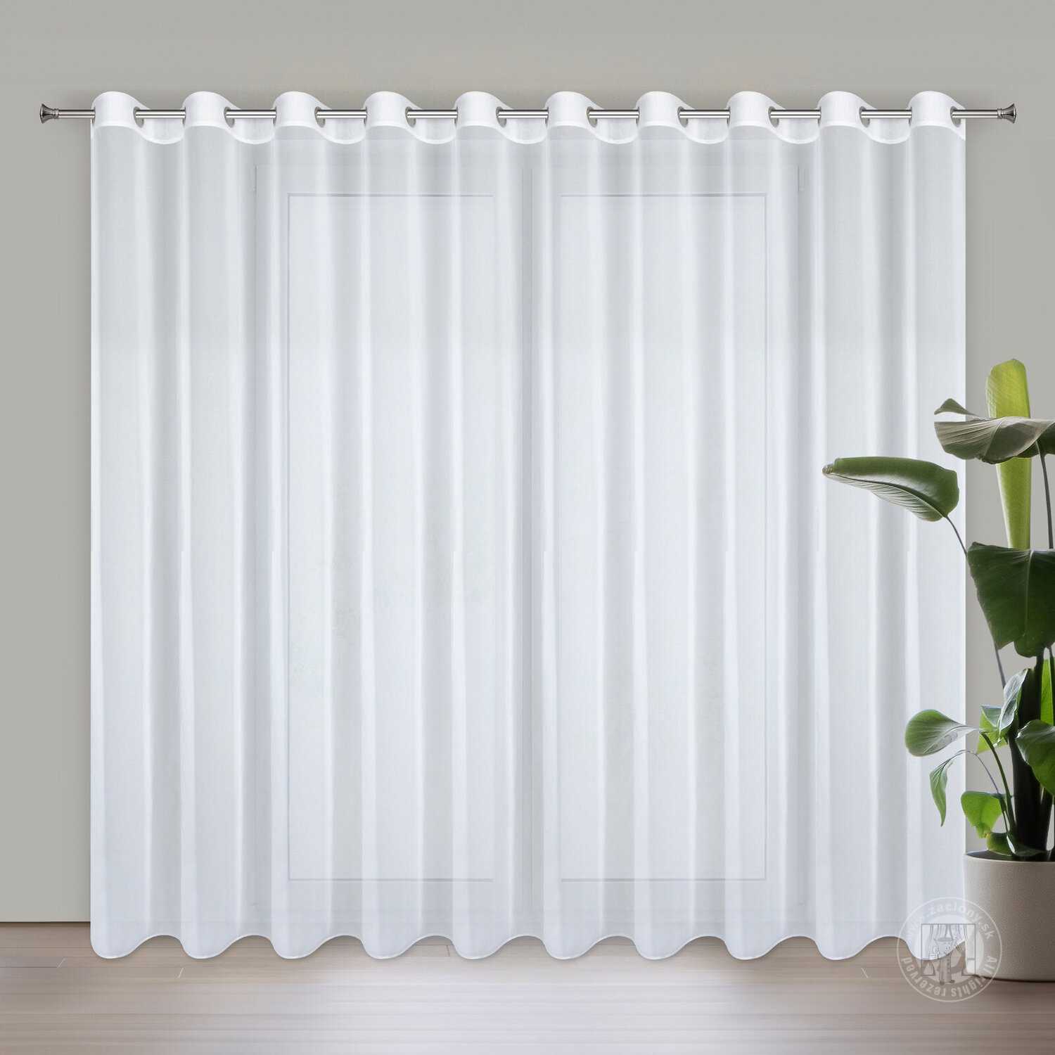Záclona ARLETA na krúžkoch 350x270cm biela