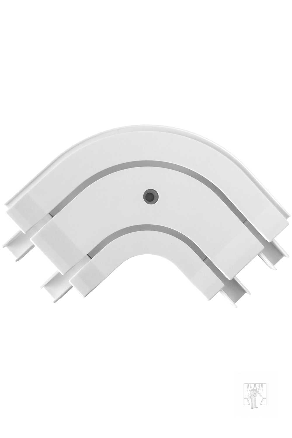 Oblúk ku plastovej koľajnici - vonkajší 2-drážkový