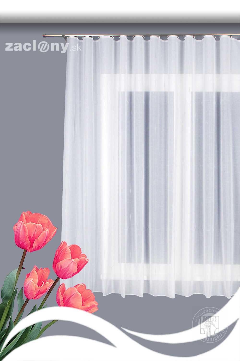 Záclona metráž 11450/23