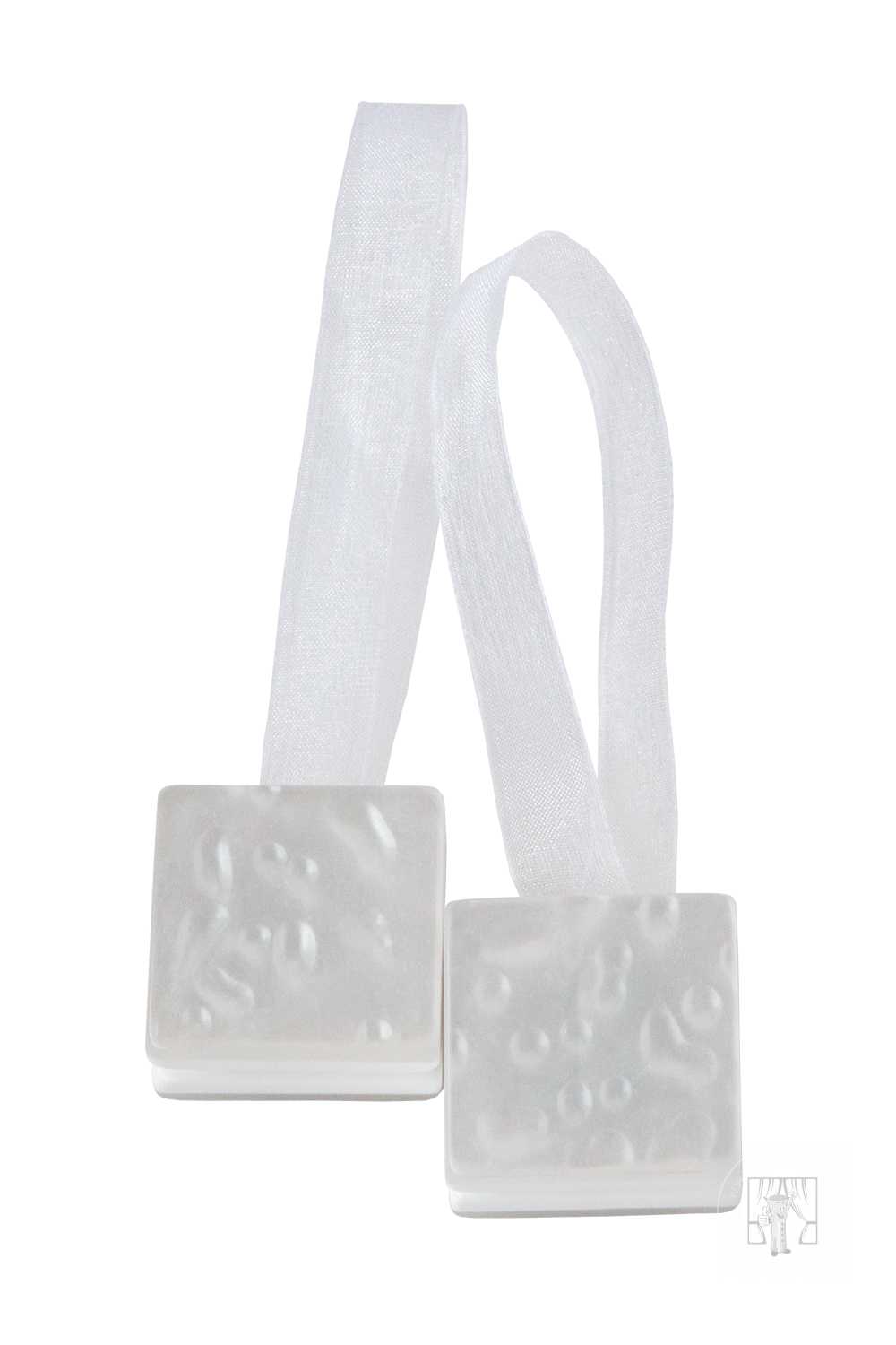 Dekoračný magnet biela kocka