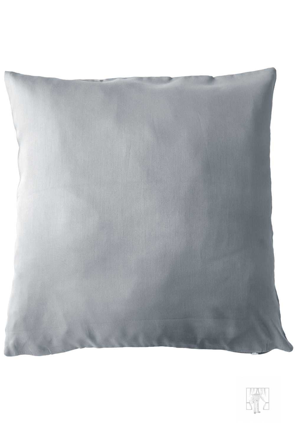 Obliečka saténová 40x40cm svetlosivá