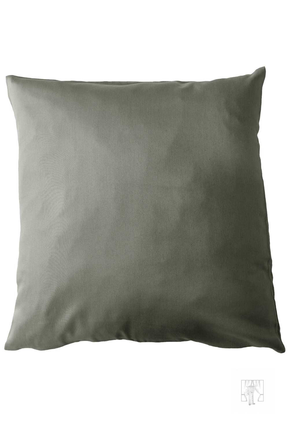 Obliečka saténová 40x40cm tmavosivá