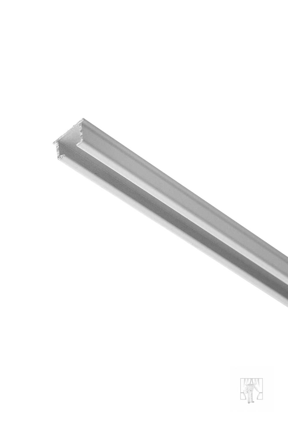 Stropná hliníková koľajnica 1-drážková s príslušenstvom