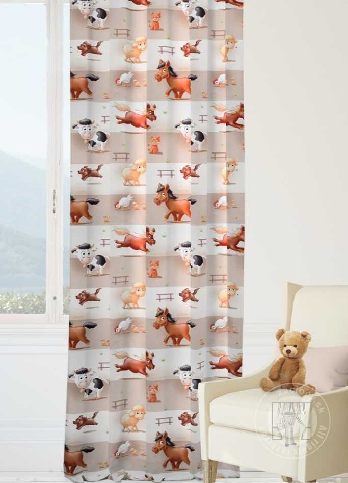 Dekoračná látka Dim out Farma 127