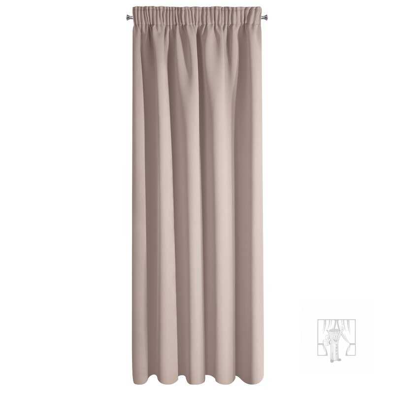 Záves LOGAN na páske 135x270cm púdrovoružový
