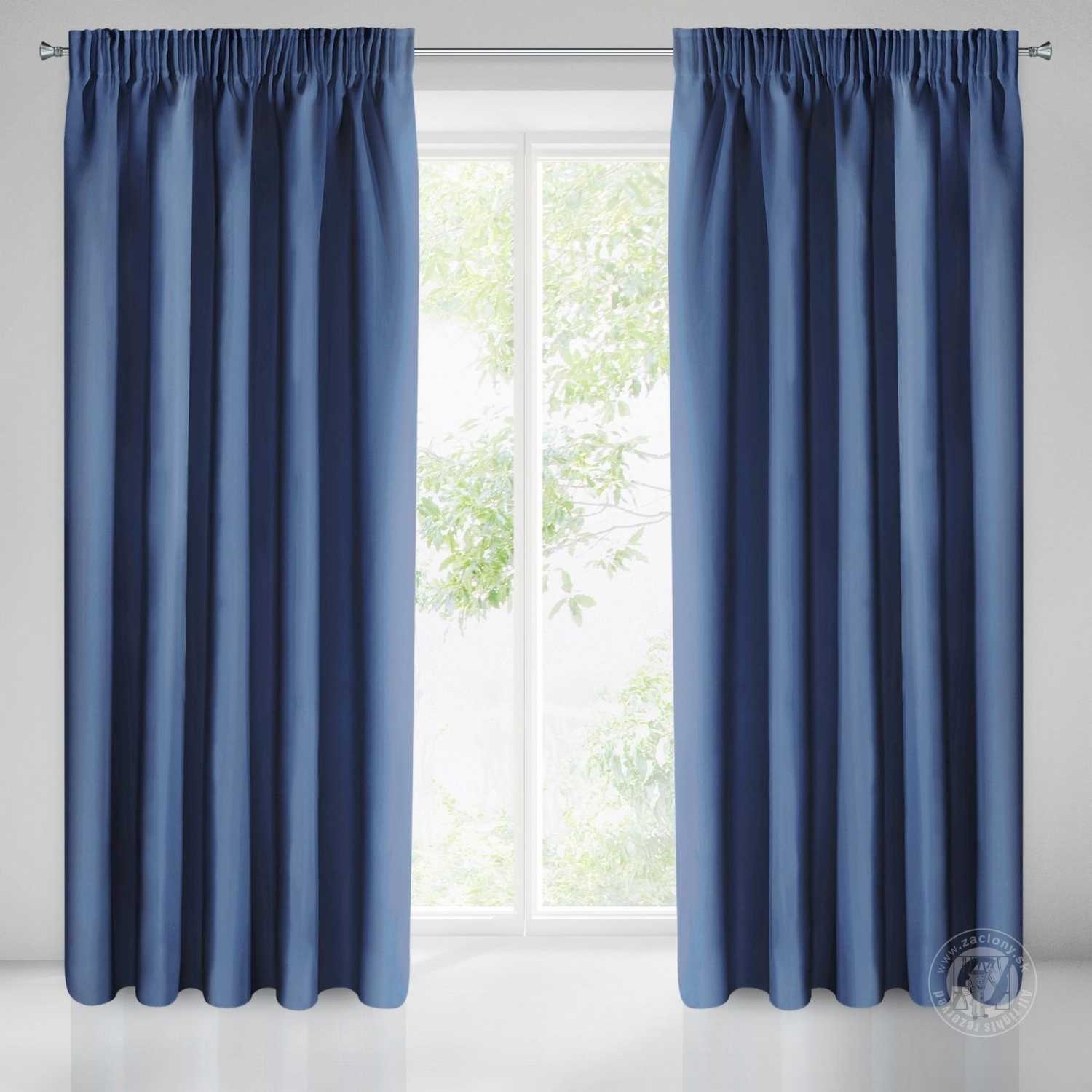 Záves PARISA na páske granátový 135x270cm