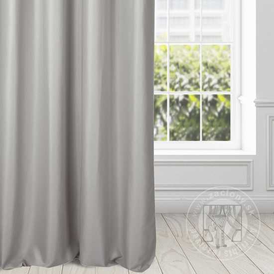 Záves AGGIE na krúžkoch tmavobéžový 140x250 cm