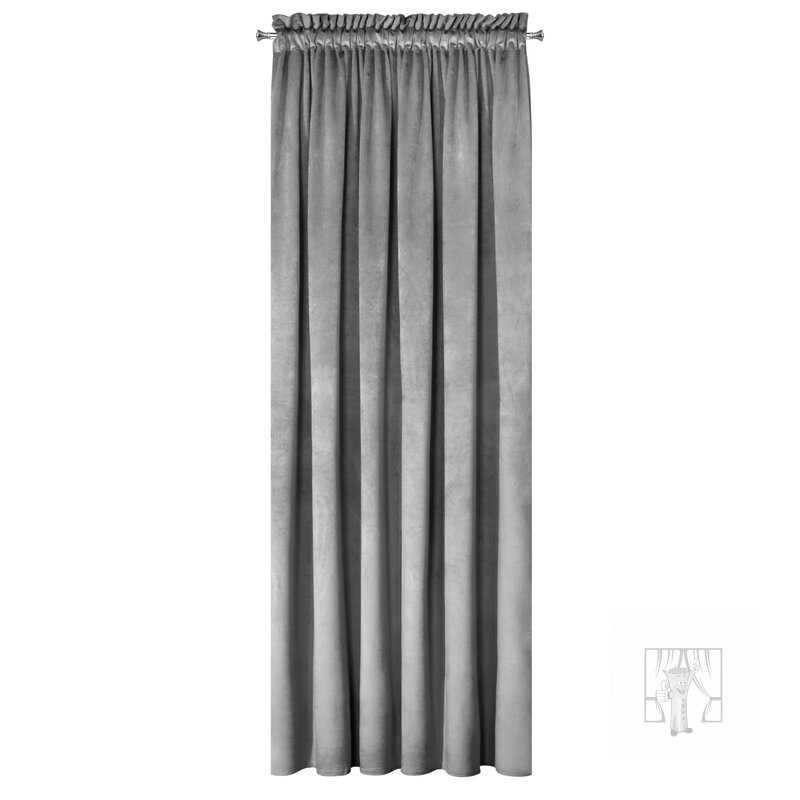 Záves PIERRE na páske oceľový 140x300cm