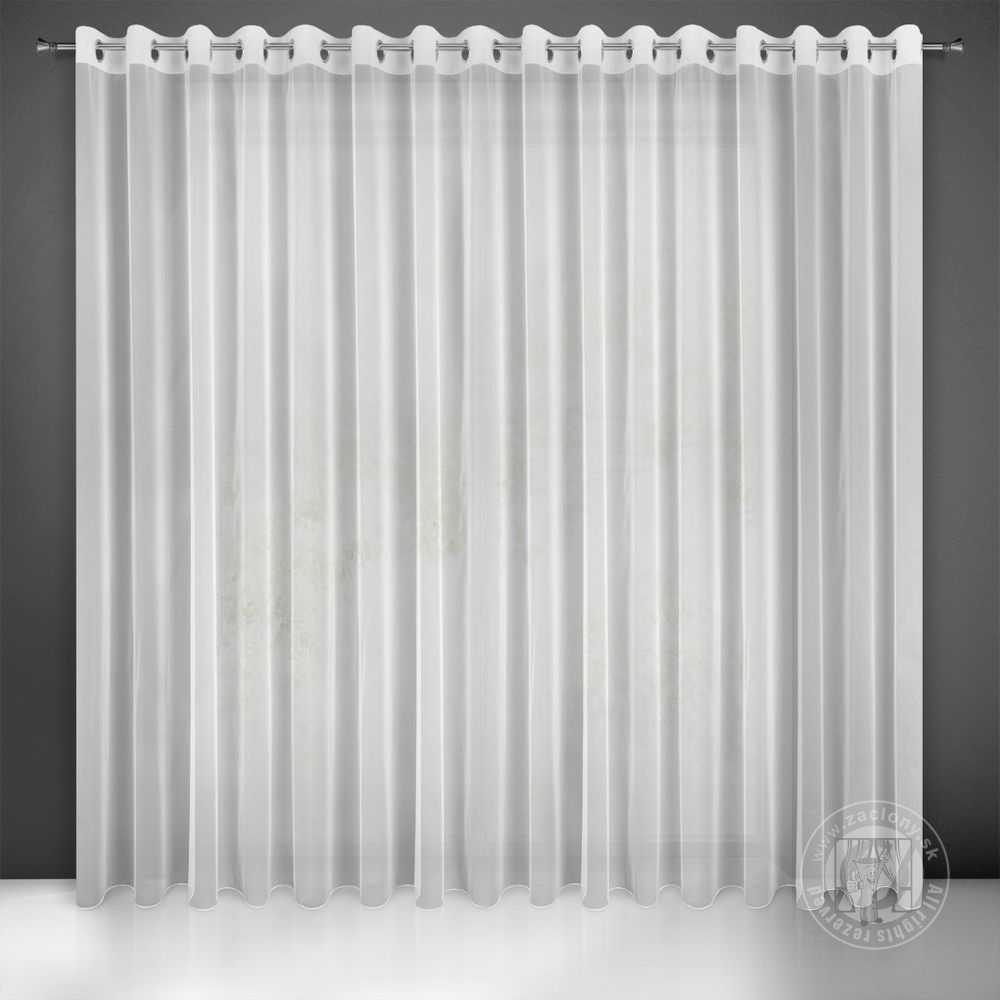 Záclona ESEL na krúžkoch biela 350x250cm