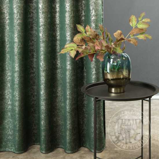 Záves na páske CYPRUS tmavozelený 140x270cm