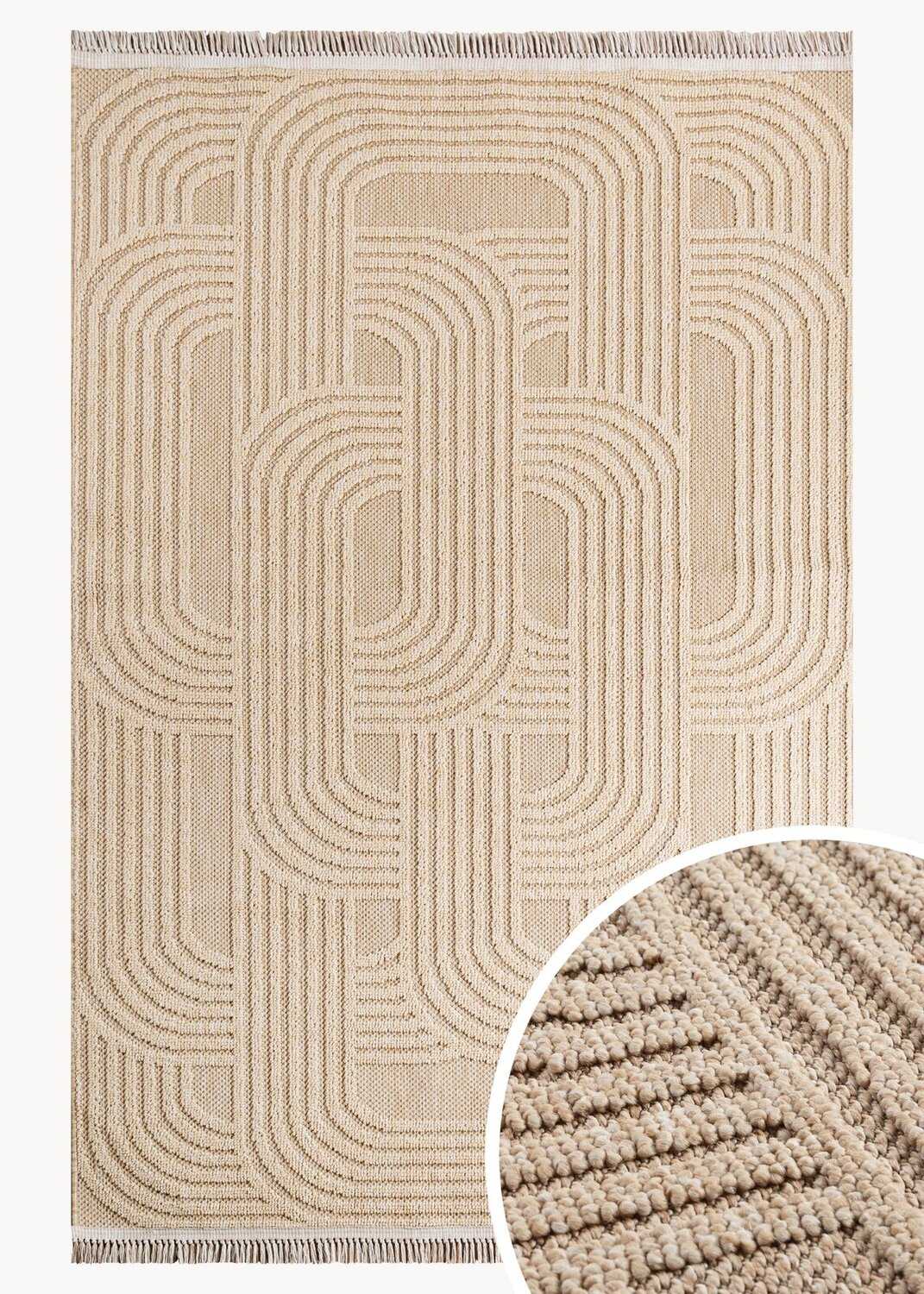 Kusový koberec LINEA2 béžový