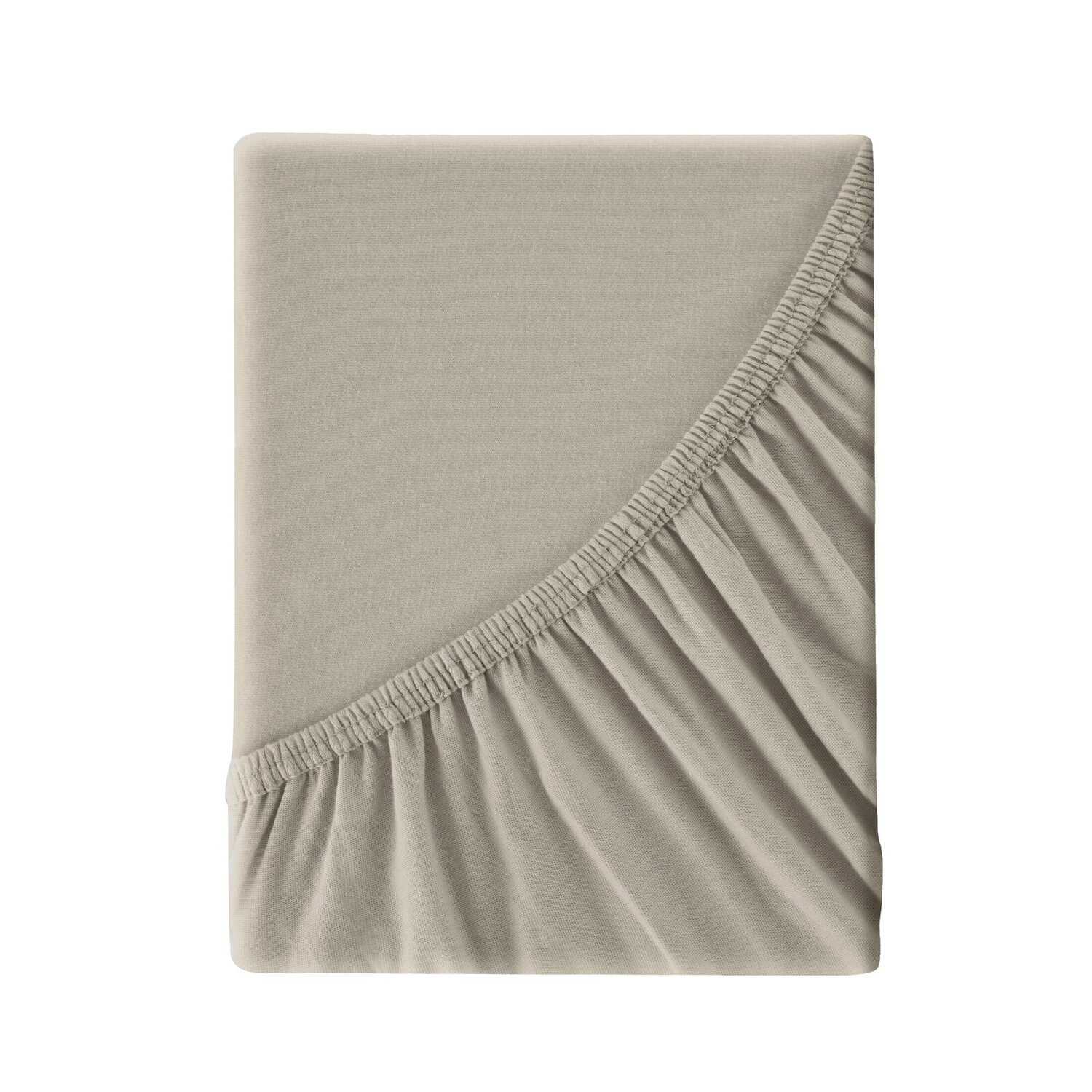 Napínacia plachta JERSEY3 220x200 cm béžová