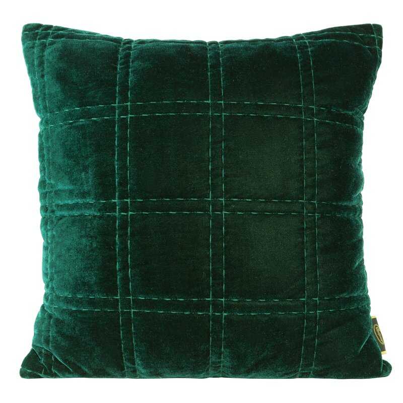 Obliečka na vankúš PREMIUM KRISTIN2 45x45cm tmavozelená