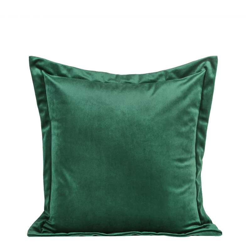 Obliečka na vankúš RIA 45x45 cm tmavozelená