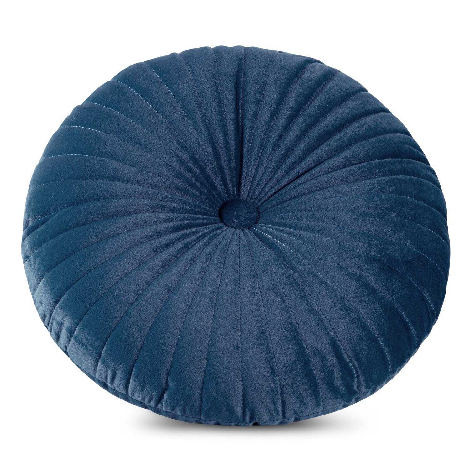 Okrúhly vankúš VELVET ∅ 40 cm granátový