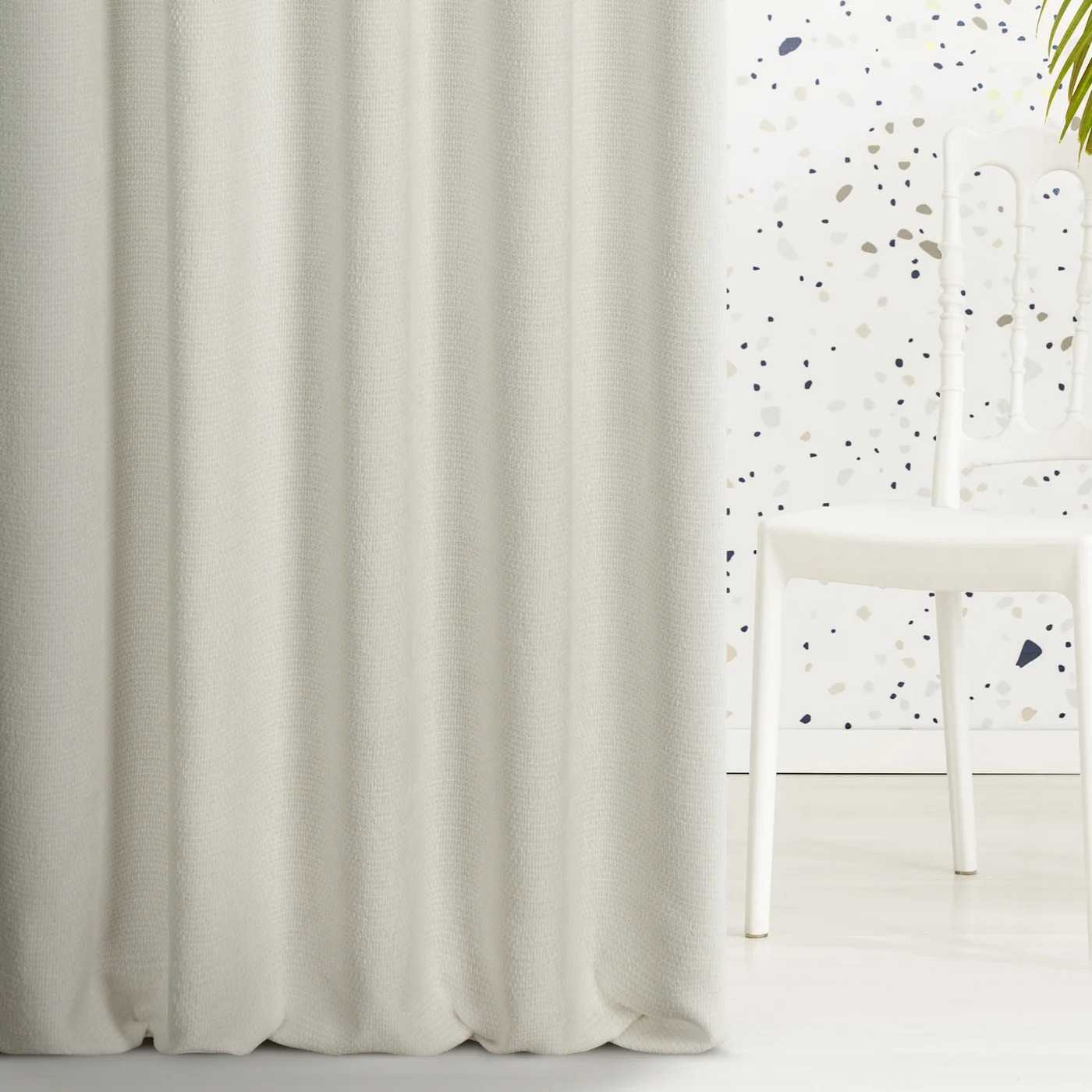 Šenilový záves ALETA natural, 280cm