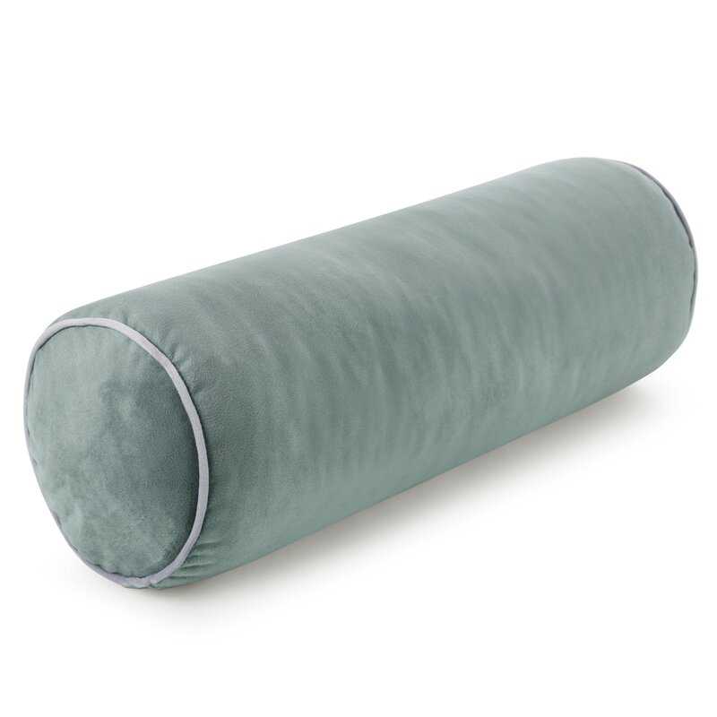 Vankúš valec GAJA5 s lemovaním 15x45 cm tmavý mätový