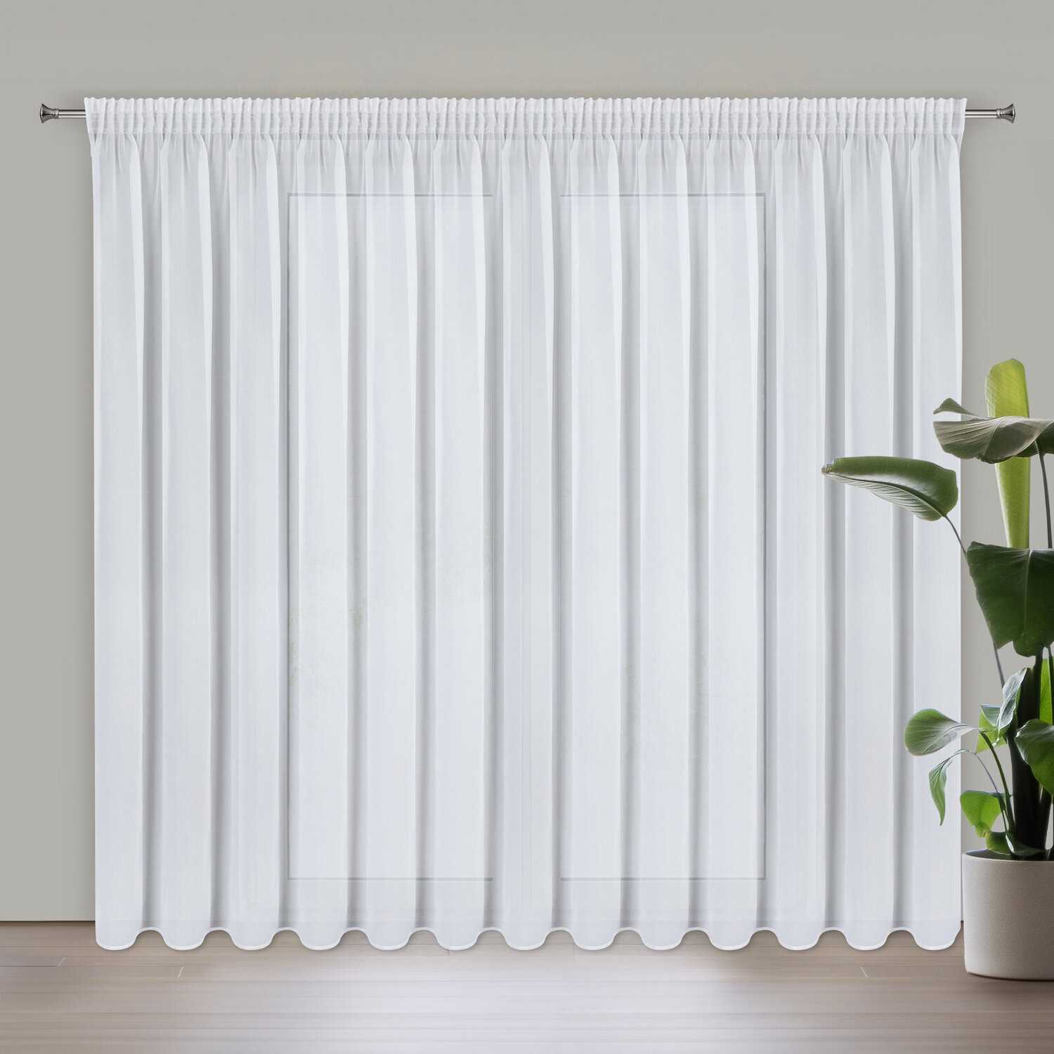Záclona ARLETA na páske 350x270cm biela