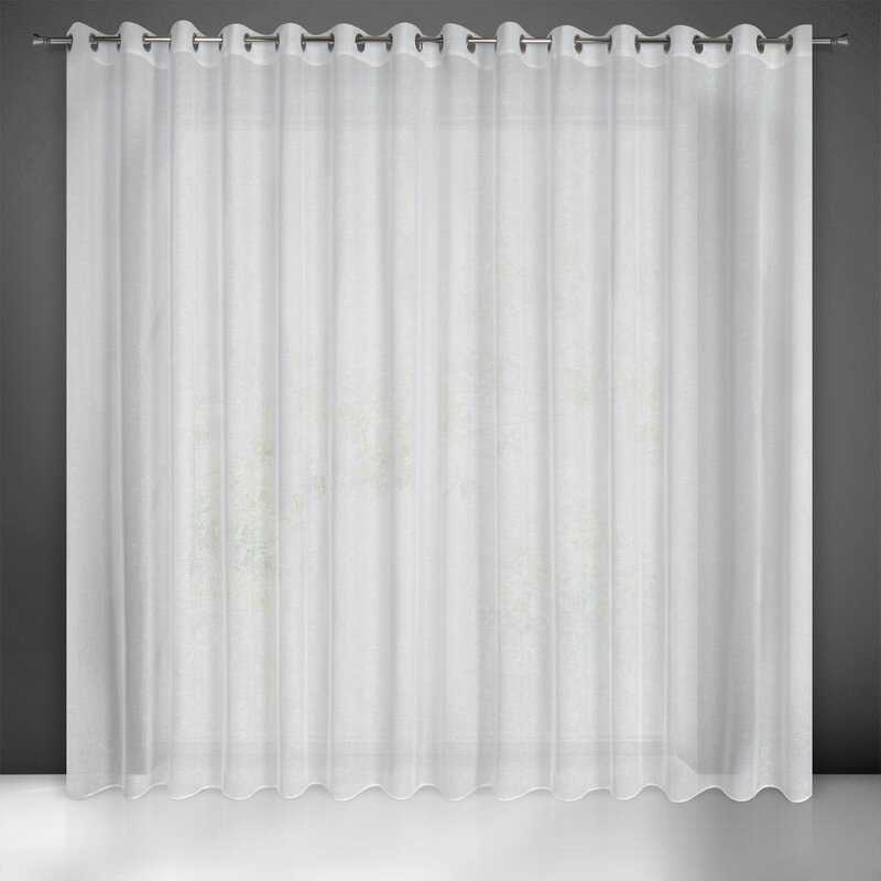 Záclona LEXY na krúžkoch biela 300x250cm