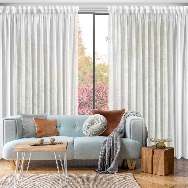 Záclona MARGO na páske biela 300x270cm