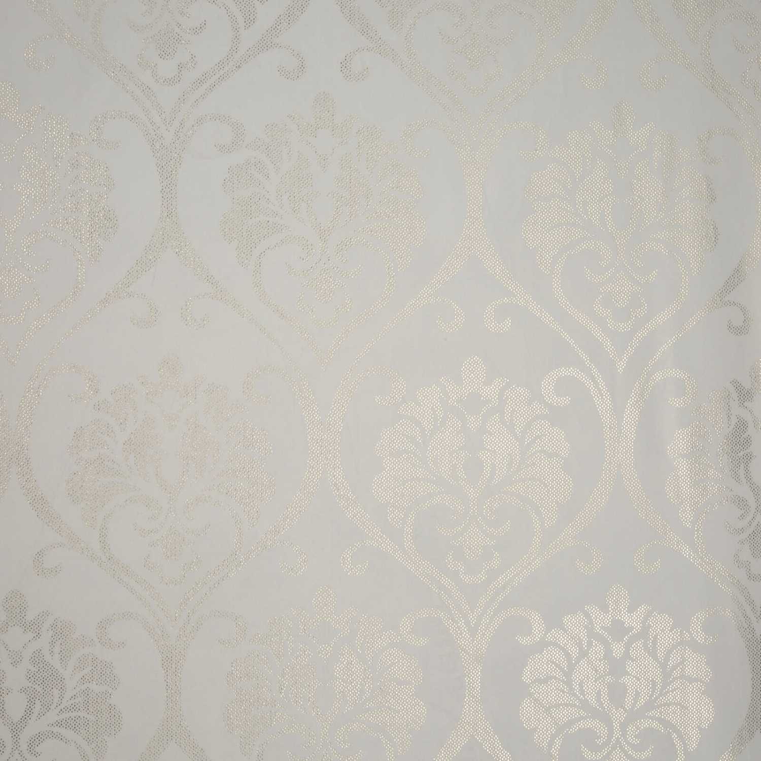 Zamatový záves DAMASK krémový/zlatý, 300cm
