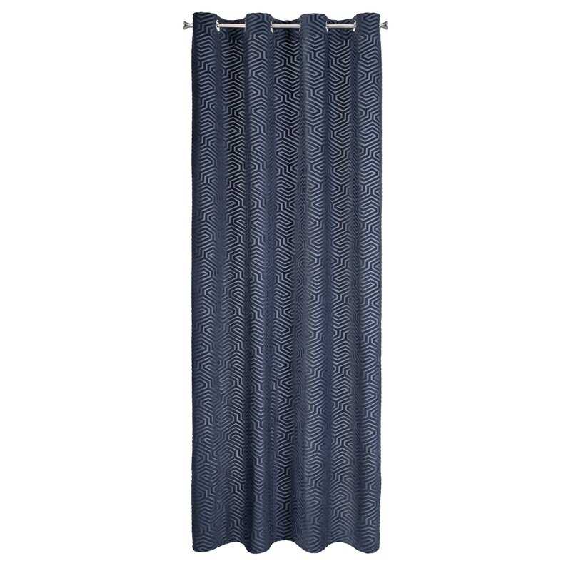 Záves PIERRE CARDIN INGA na krúžkoch granátový 140x250cm
