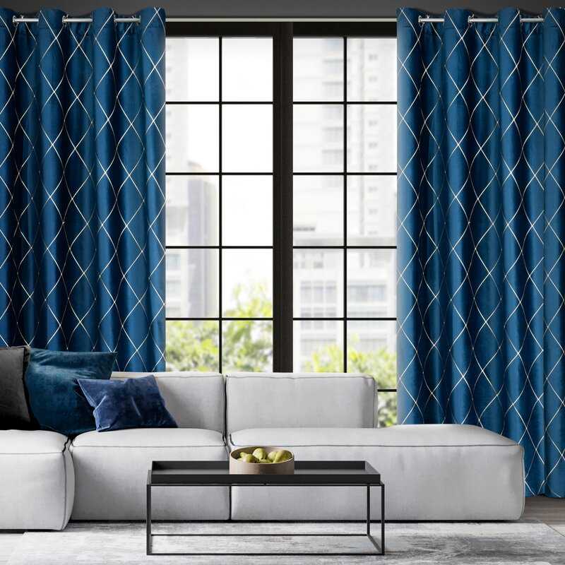 Záves PIERRE CARDIN MARGO na krúžkoch granátový/zlatý 140x250cm