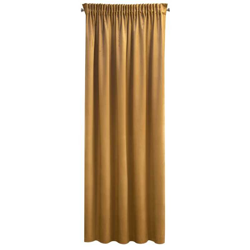 Záves PIERRE CARDIN SIBEL na páske medový 140x270cm