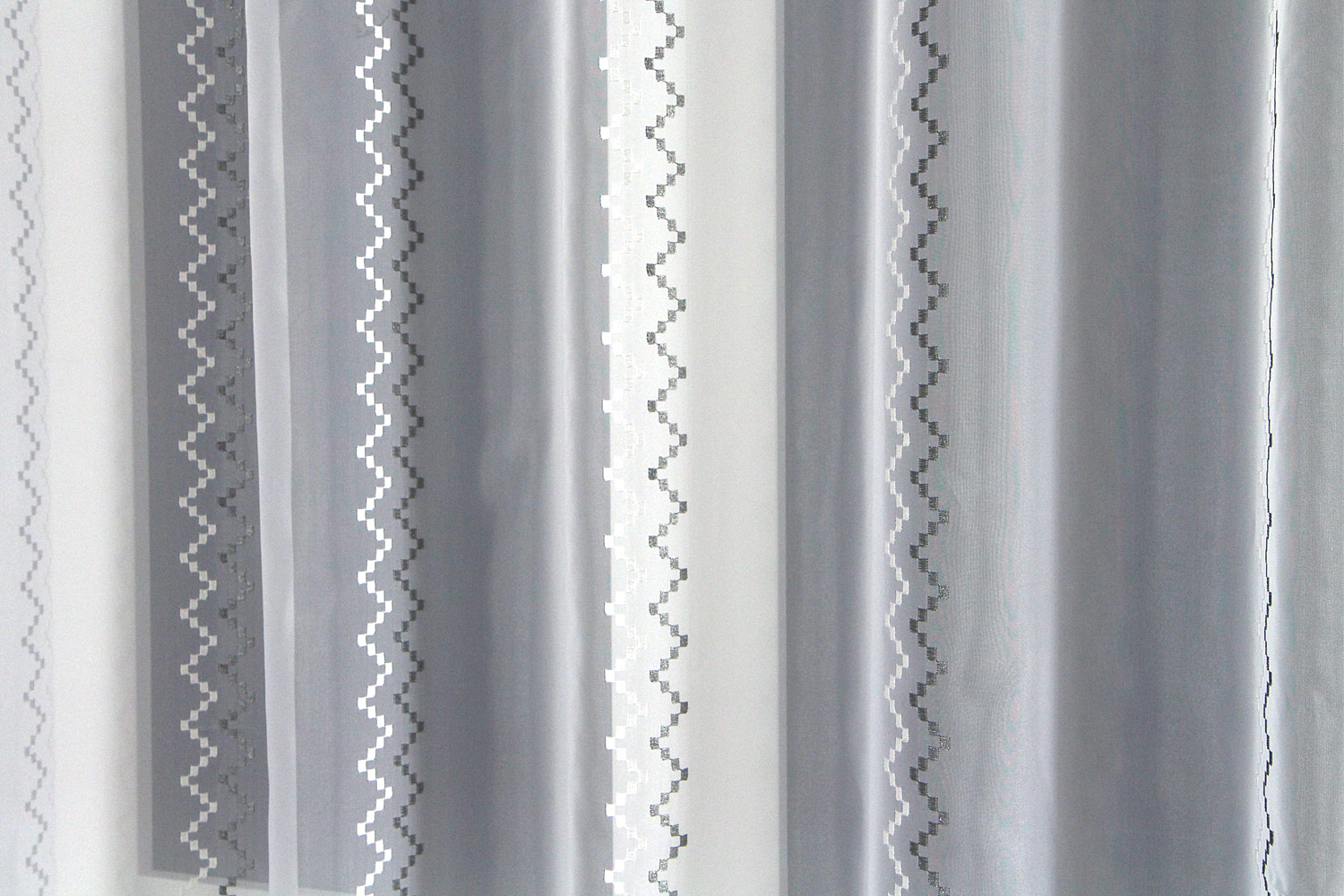 Záclona metráž 4220 biela, 290cm - 3 m 290