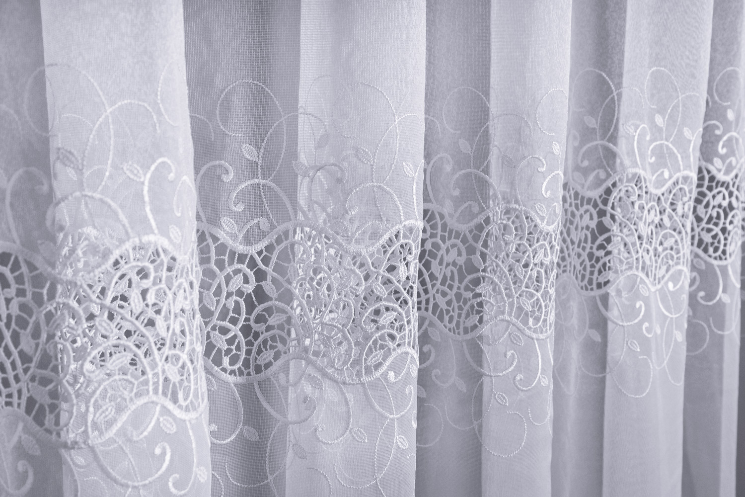 Záclona metráž 51150/101 biela, 280cm - 2,70 m 280