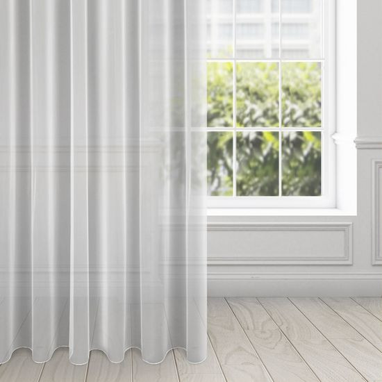 Záclona ESEL na krúžkoch biela 135x250cm 135x250