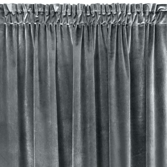 Záves SAMANTA na páske tmavosivý 140x270cm 140x270