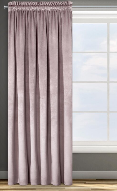 Záves ROSA na páske púdrový 140x270cm 140x270