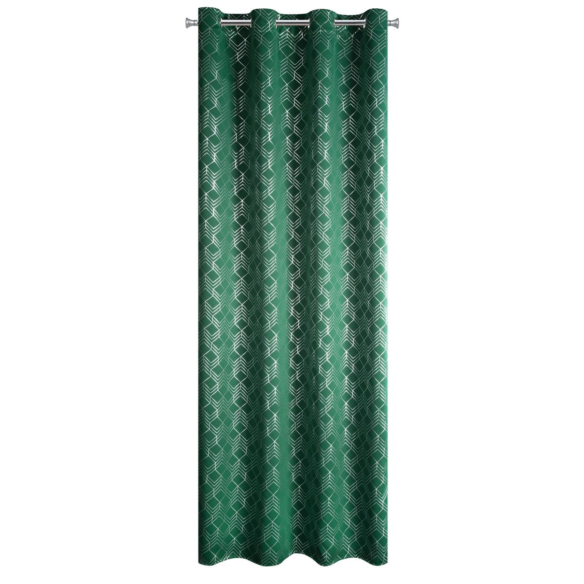 Záves POLI na krúžkoch zelený 140x250 cm 140x250