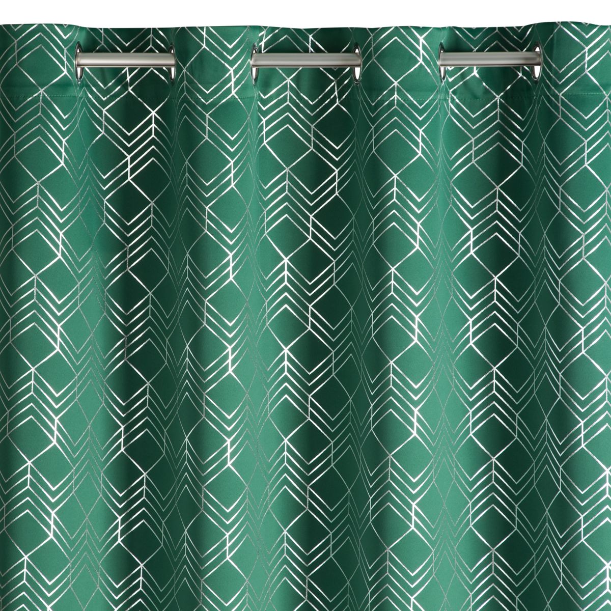 Záves POLI na krúžkoch zelený 140x250 cm 140x250