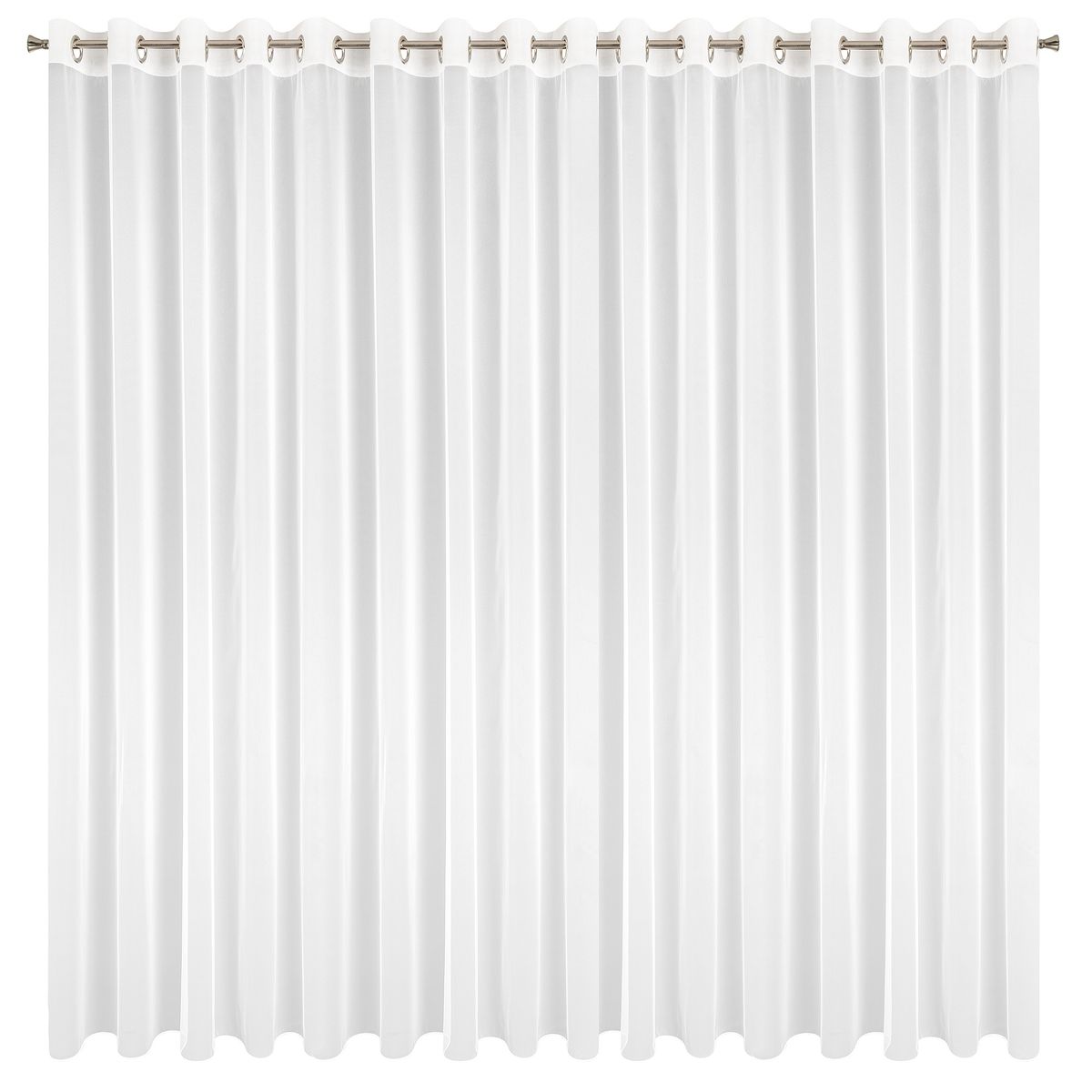Záclona SYLVIA na krúžkoch biela 350x250cm 350x250