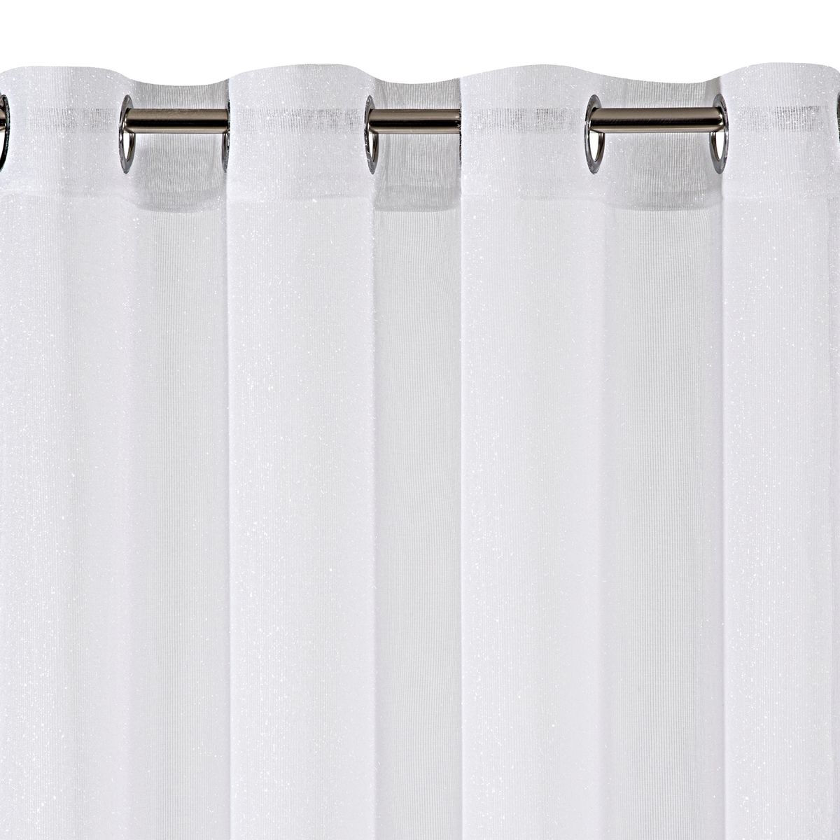 Záclona SAKALI na krúžkoch biela 350x250cm 350x250